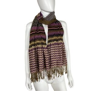 Again Trading Boho Design Tassel Scarf